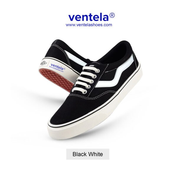 Ventela Distro Low Black White