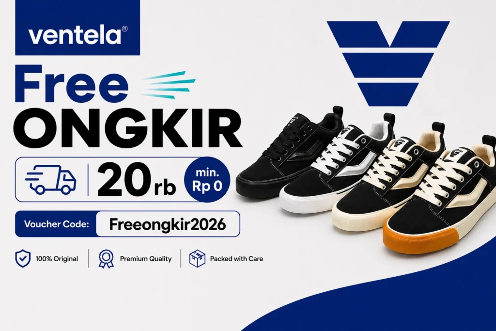 Ventela Gratis Ongkir Banner